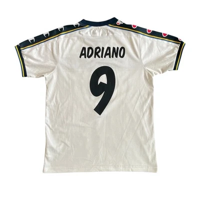 Vintage Champion Parma Calcio #9 Adriano 2002/03 Away Football Kit (S) - Image 1 of 4