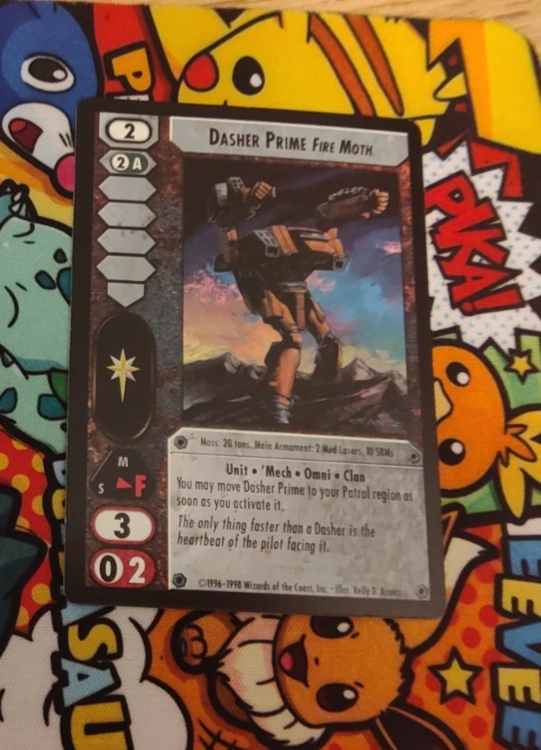 Battletech CCG TCG: Dasher Prime (Fire Moth) - Image 1 of 1