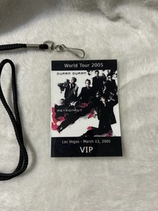 Duran Duran laminierter Backstage-Pass VIP World Tour Las Vegas 13. März 2005 - Bild 1 von 2