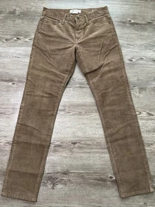 Madewell Slim Corduroy Jeans Mens 29x32 Brown Stretch - Picture 1 of 17
