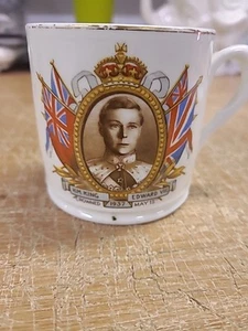 King Edward VIII Coronation/abdication Mug 1936.Rare Text On Back,hammersley& Co - Picture 1 of 11