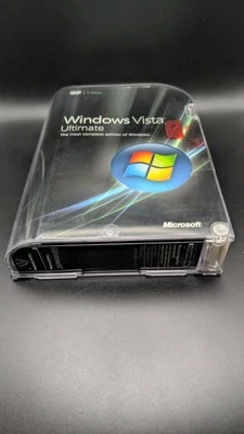 Microsoft Windows Vista Ultimate Full w/SP1 32 Bit & 64 Bit DVD =NEW SEALED BOX= - Image 1 of 4