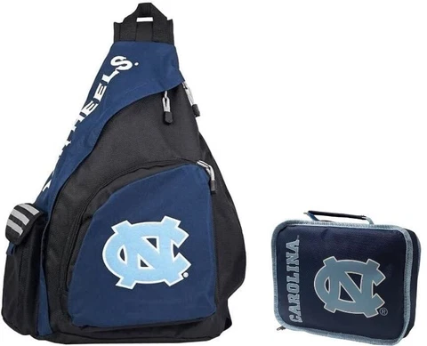 Travel Combo UNC Shoulder Backpack and Insulated Bag (North Carolina Tar Heels) Cover