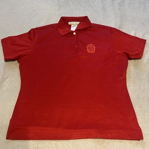 Disneyland Club 33 Women's Port Authority Red Polo Retired Shirt • Small CLEAN!! - Picture 1 of 4