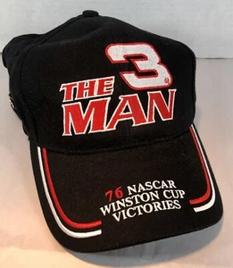 Vintage New Dale Earnhardt The Man 76 NASCAR Wins Adjustable Hat Winston Cup #3 - Picture 1 of 6