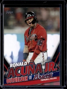 2020 Topps Update Ronald Acuna Jr. Highlights Baseball Complete Your Set - Picture 1 of 9