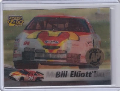 Bill Elliott 1996 Pinnacle Speed Flix Artist Proof Parallel #75 - Image 1 of 2