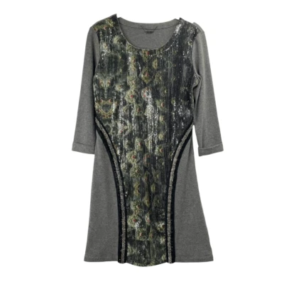 Custo Barcelona sequin front jersey tunic dress Size M - Image 1 of 4