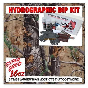 Hydrographic dip kit Country Camouflage Camo hydro dip dipping 16oz - Picture 1 of 6