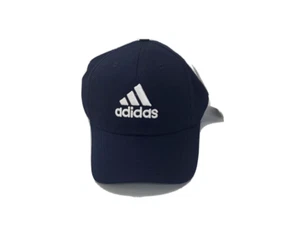 Adidas Cotton Baseball Cap, navy and white, O/S - Picture 1 of 3