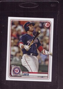 2020 Bowman Base #10 Juan Soto - Washington Nationals