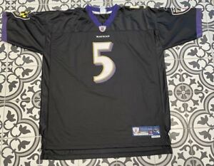 Joe Flacco Baltimore Ravens Stitched Reebok NFL Football Jersey Size 2XL