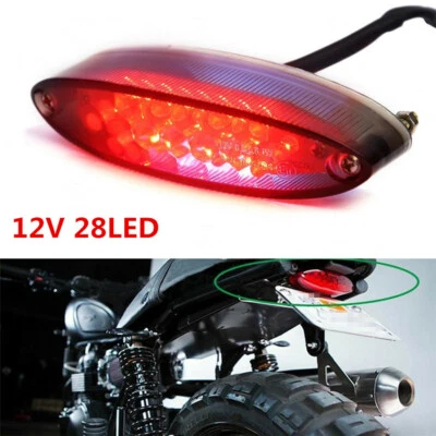 28LED Rear Stop Tail Rear Brake Light License Plate Lamp for Motorcycle Bike ATV - Image 1 of 4