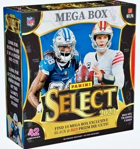 ✅ 2023 Panini Select NFL Football Mega Box | Black/ Red Prizm Die-Cut FREE SHIP - Picture 1 of 9