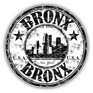 Bronx New York Usa Grunge Rubber Stamp Travel Car Bumper Sticker Decal - Picture 1 of 1
