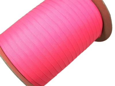 Cinta de grosgrain rosa caliente 3/8 pulgadas de ancho x 10 yardas barco poliéster B31 Foto 1 de 4