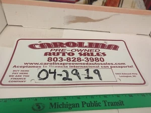 Carolina Auto Sales Lexington SC Automotive Group Dealership License Plate #6 - Picture 1 of 1