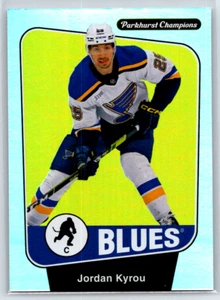 2024-25 Upper Deck Parkhurst Champions - Rainbow Foil Board Jordan Kyrou #120 - Imagen 1 de 2