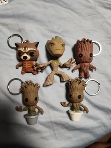 Baby Groot Guardians of the Galaxy Marvel Blind Bag Series 2 Figural Keychain - Picture 1 of 1