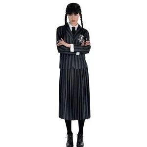 Adult Wednesday Addams Nevermore Uniform XL Costume TV Series Halloween Witchy - Picture 1 of 7