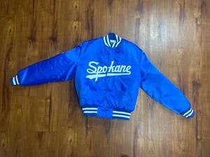 Vintage Spokane Satin Jacket. - Picture 1 of 8