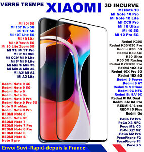 Verre Trempé Xiaomi Mi Redmi note 9C 9 AT10T 10 9 8 7 6 5 9S 9T 8T PRO LITE K30S