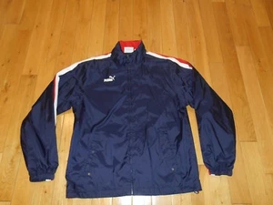 Sample PUMA King Zip Up Lightweight Windbreaker Athletic Jacket w Hood Men's M - Picture 1 of 7