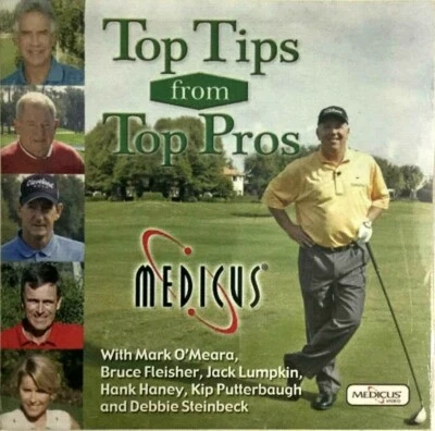 全新 Medicus DVD To Tips From Top Pro 带 Mark O'Meara 教学高尔夫视频 — 第 1/3 张图片
