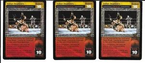 WWE RAW DEAL - 3X Indian Deathlock *FREE SHIPPING* RARE *Playset* Submission - Picture 1 of 1