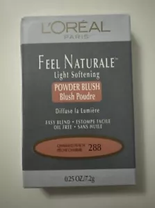 L'oreal Feel Naturale Light Softening Blush #288 Charmed Peach 0.25 oz - Picture 1 of 5