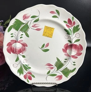 Antiker Adams Perlenbesteck Teller um 1830 England Staffordshire Rosen 8,5 Zoll breit - Bild 1 von 17