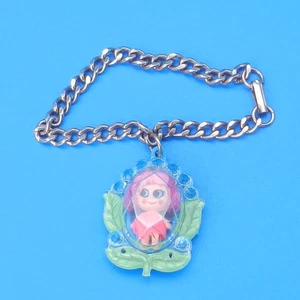 Vintage Liddle Kiddles FLOWER BRACELET Doll in Jewelry Mattel 1960s *SO TINY* - Picture 1 of 2