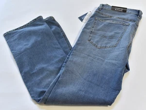 Buffalo David Bitton Men's Blue Jeans Size 34-30 Light Wash 5 Pocket Slim KING - Picture 1 of 3