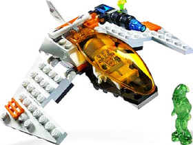 Genuine LEGO Mars Mission MX-11 ASTRO FIGHTER Set 7695 Comp. w/ Minifigs *USED*