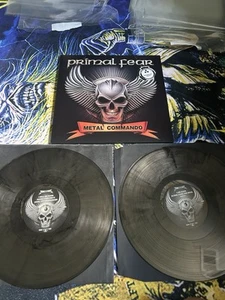 Primal Fear ‘Metal Commando’ Marbled Vinyl LPs. 500. New. Judas Priest,Helloween - Picture 1 of 6