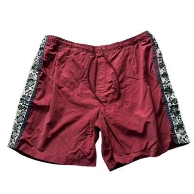 Bañador vintage floral hawaiano Roundtree Yorke XL para hombre Foto 1 de 4