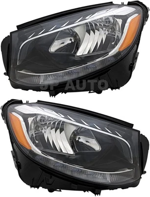 For 2016-2021 Mercedes Benz GLC Headlight Halogen Set Driver and Passenger Side Foto 1 de 4