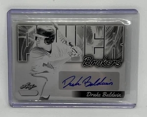 2024 Leaf Vivid Baseball Drake Baldwin Power Brokers piastra di stampa automatica #ed 1/1 - Foto 1 di 2