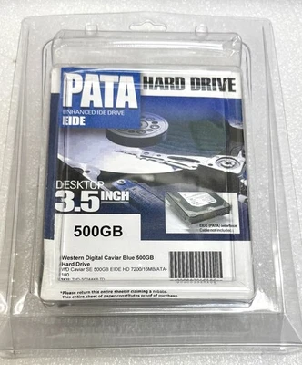 Western Digital 500GB WD5000AAKB 7200RPM PATA/IDE 3.5" Desktop Hard Disk Drive - Image 1 of 3