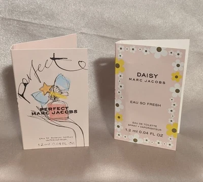 Marc Jacobs духи две карты образцы идеальный и маргаритки Eau так свежий - Изображение 1 из 3