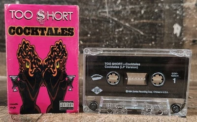 Vintage Too Short Cocktails Cassette Tape 90s Hip Hop LP Version - Image 1 of 4
