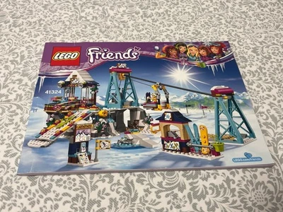 LEGO Friends 41324 Snow Resort Cable Car Instruction Manual Book Only - Image 1 of 4