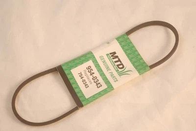 Peça de correia de transmissão de soprador de neve original MTD OEM # 954-0343/754-0343 - Imagem 1 de 2