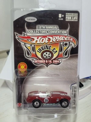 Hot Wheels 18th Annual Collectors Convention Shelby Cobra 427 Red 1 of 4000 S/C - Image 1 of 4