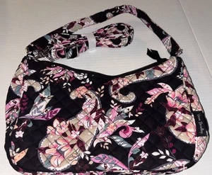 Vera Bradley Frannie Crescent Crossbody Purse Bag Botanical Paisley NWT - Picture 1 of 14