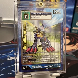 2021 DIGIMON BOOSTER METALGARURUMON EX1 - ALTERNATE ART #021 - Bild 1 von 10