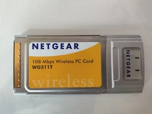 Netgear WG511T 108Mbps Wireless PC Card - Picture 1 of 2