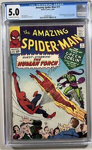 Amazing Spider-Man 17 (Marvel, 1964)  CGC 5.0 **2nd Green Goblin Apperance**