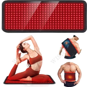 Red Light Therapy Pad LED Infrared Full Body Mat Device Back Muscle Pain Relief - Picture 1 of 9