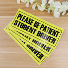 4 Pcs Student Car Decals New Driver Sticker Safety Driving Sign Eye-catching